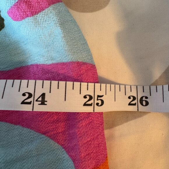 Gorgeous Sky Blue Multicolour Print Cutout Long Sleeved Dress - Picture 9 of 12